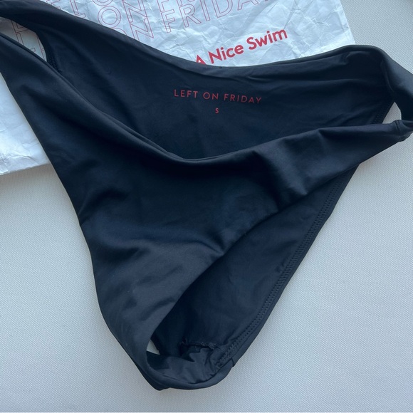Left On Friday Black High Neck Bikini Set - Picture 5 of 5